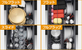 パナソニック食洗機:ムービングラックプラス