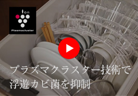 動画:リンナイ ビルトイン食洗機:プラズマクラスター