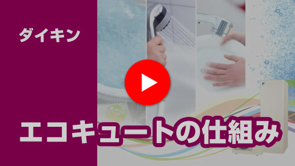 動画:エコキュートの仕組み