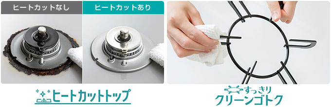 フェイシスグランド(FACEIS GRAND)のお手入れラクラク、すっきり構造