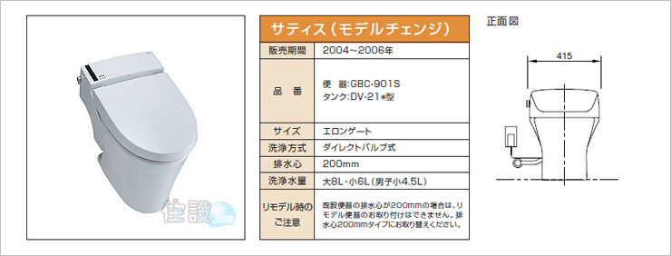 INAXトイレ:床排水 GBC-901S
