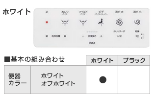 サティスXタイプ:壁リモコン ホワイト