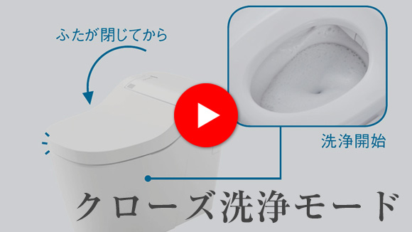 クローズ洗浄モード