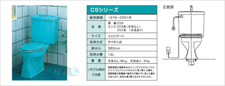 TOTOトイレ:床排水 C720